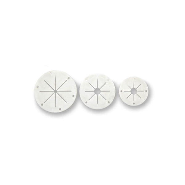 Whitecap Industries White Rubber Grommet - 4" O.D. (pr)