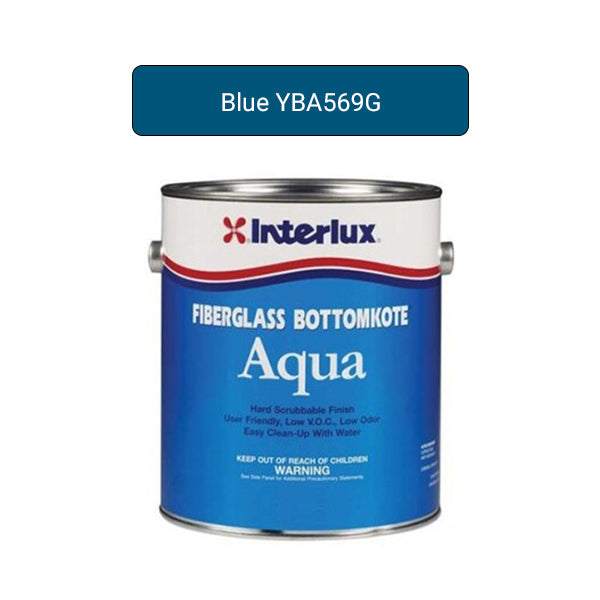 Interlux Paint Fbglas Btmkote Aqua Blue Gal