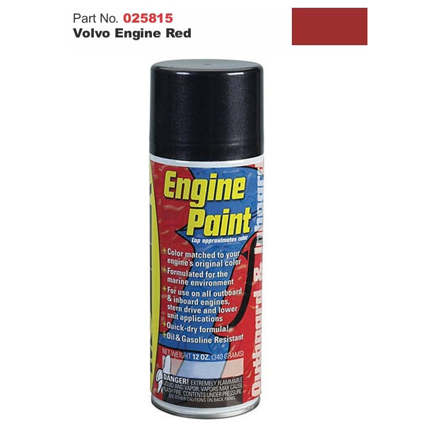 Moeller Marine Paint Volvo Engine Red