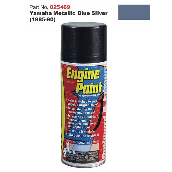 Moeller Marine Paint Yamaha Blue Metallic 1985-90