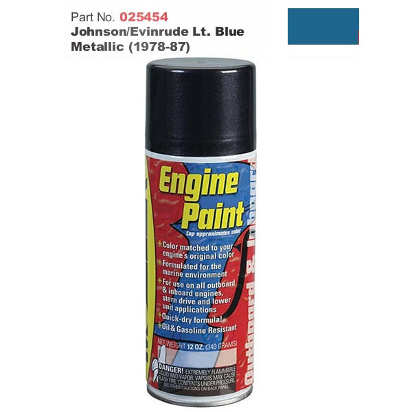 Moeller Marine Paint Evinrude Blue 78-84