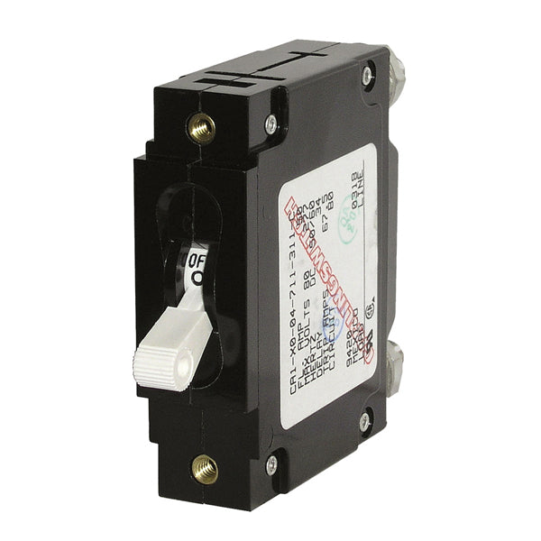 Blue Seas Sgl Pole Ac/Dc Brkr Wht-10A