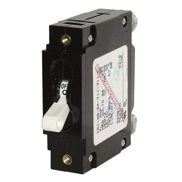 Blue Seas Sgl Pole Ac/Dc Brkr Wht-15A