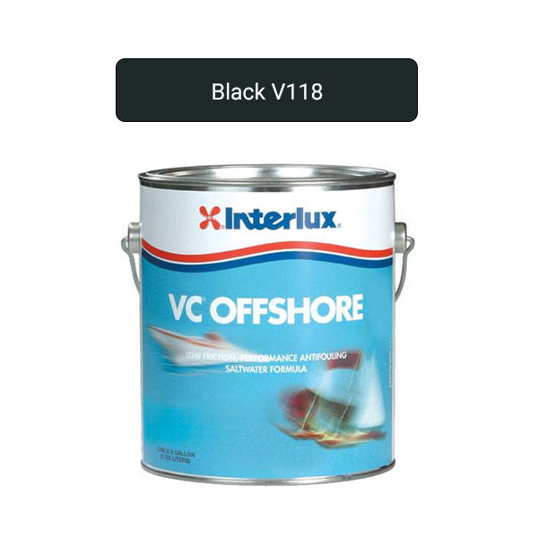 Interlux Paint Vc-Offshore W/Teflon Black Gal.