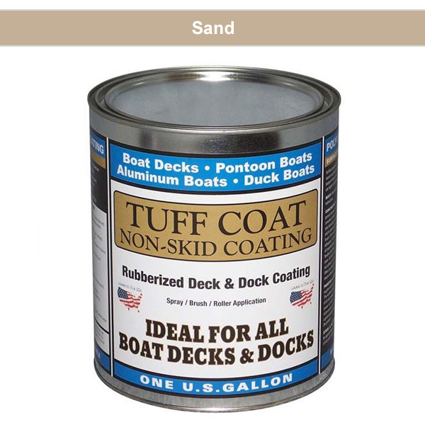 Tuff-Coat Marine Rubberized Deck Coating Submersible Sand UT-216