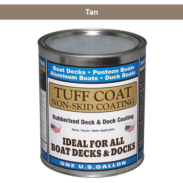 Tuff-Coat Marine Rubberized Deck Coating-Tan-Gal