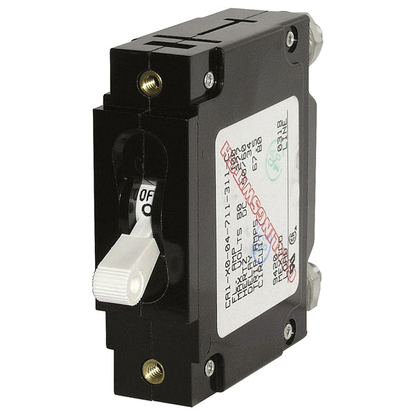 Blue Seas Sgl Pole Ac/Dc Brkr Wht-100A