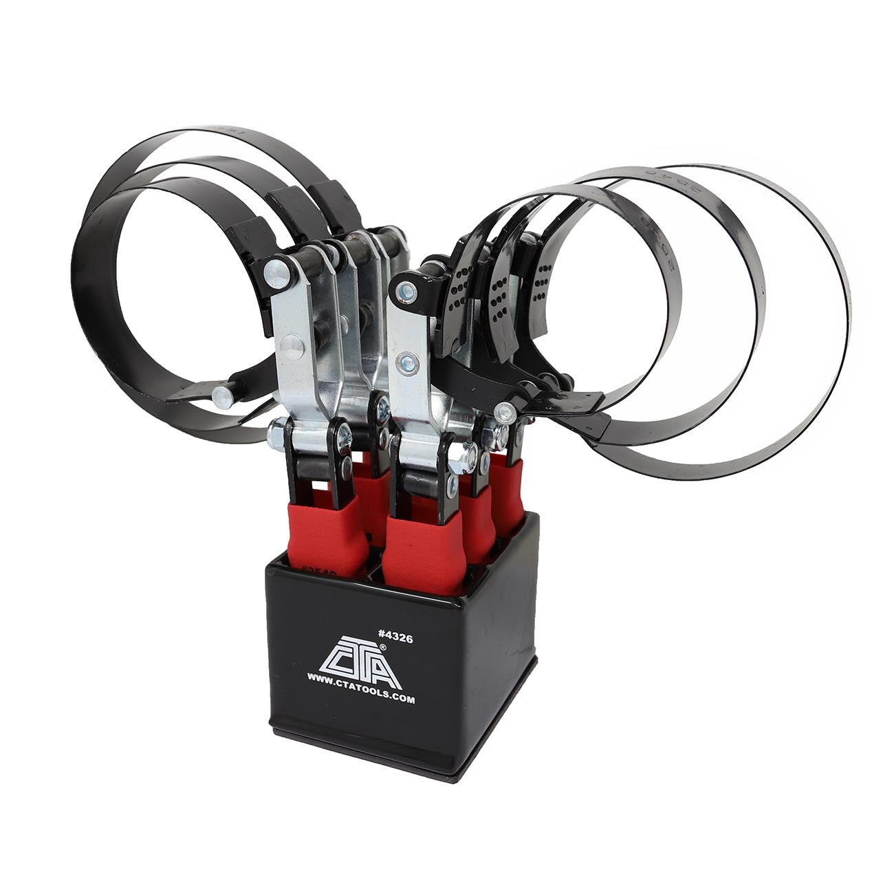 CTA Oil Filter Wrench Kit with Magnetic Stand (6 Piece)