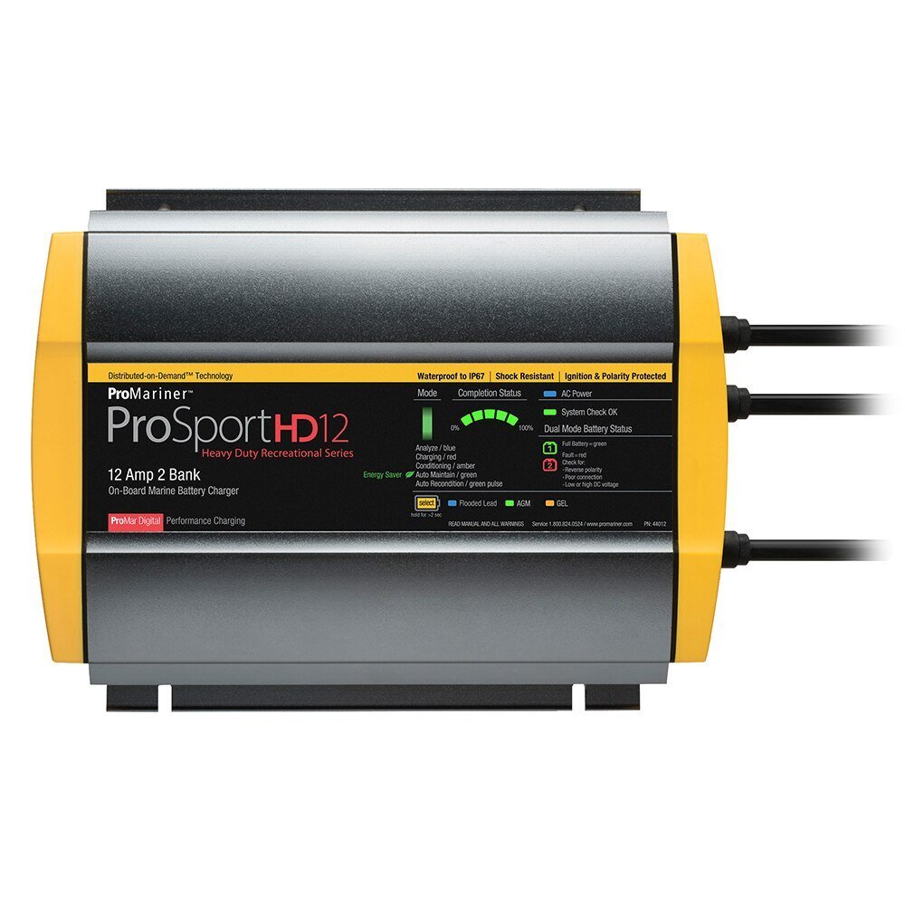 ProMariner ProSport 12 Gen 4 12 Amp 2 Bank