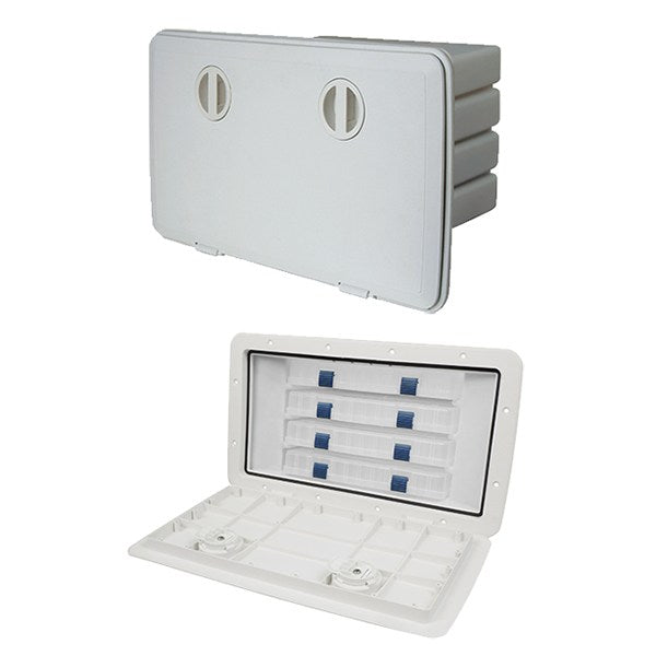 Tempress Cam Tackle Hatch 13X23" White