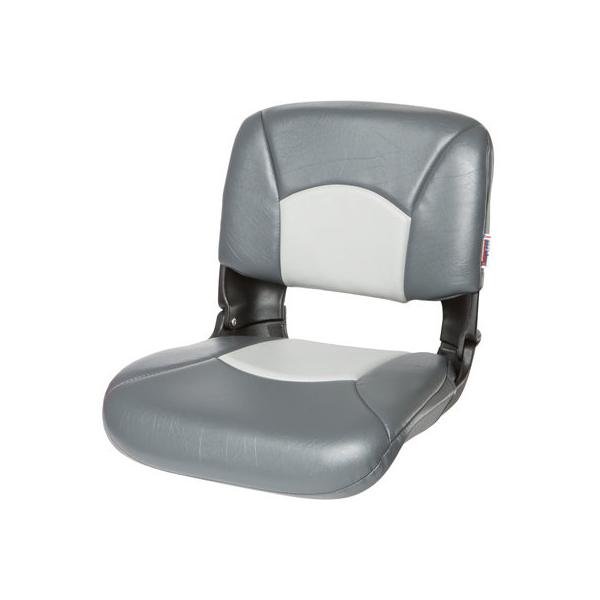 Tempress All Weather High Back Gray Seat - Red/Gray Cushion