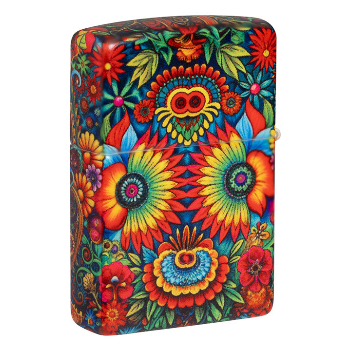 Zippo Windproof Lighter Colorful Skull 540 Color Image - 540 Matte
