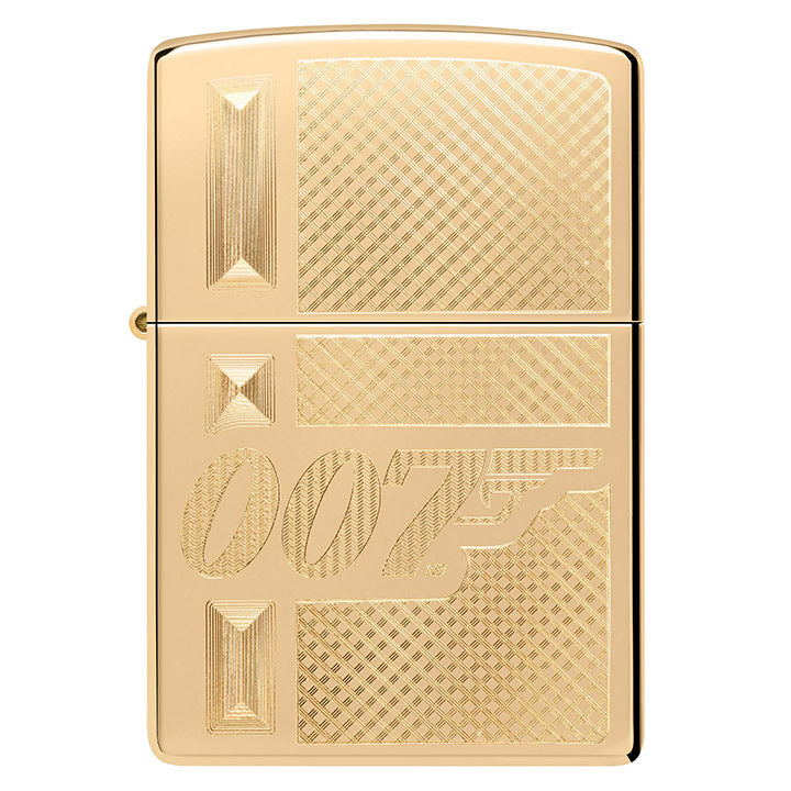 Zippo Windproof Lighter James Bond┬« Auto Engrave - High Polish Brass