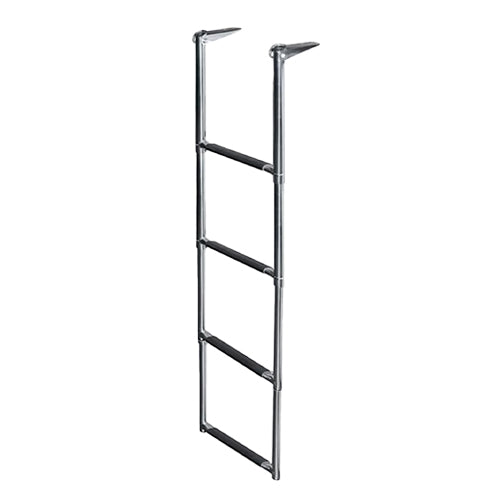 JIF Marine 3-Step Over Platform Telescoping Ladder W/ Handle