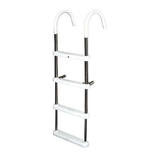 JIF Marine 3-Step Gunwale Hook Ladder 11" Aluminum