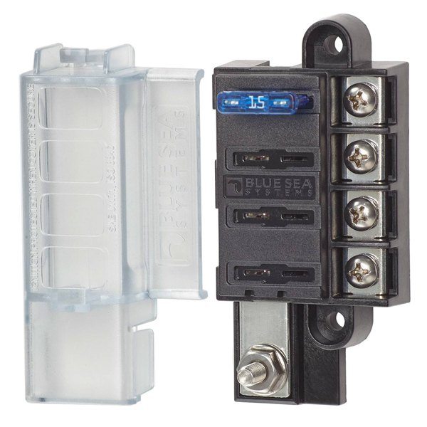 Blue Seas Compact A Cir Fuse Blk