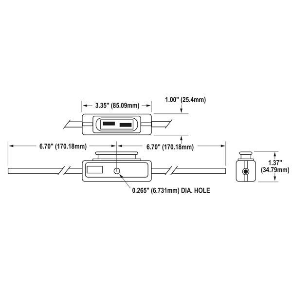 Blue Seas In-Line Maxi Fuse Holder