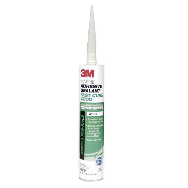 3M 4200 Adhesive-Fast Cure-White Cart