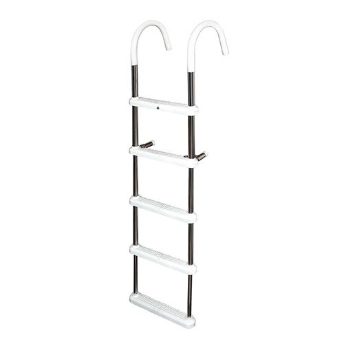 JIF Marine 4-Step Gunwale Hook Ladder 11" Aluminum