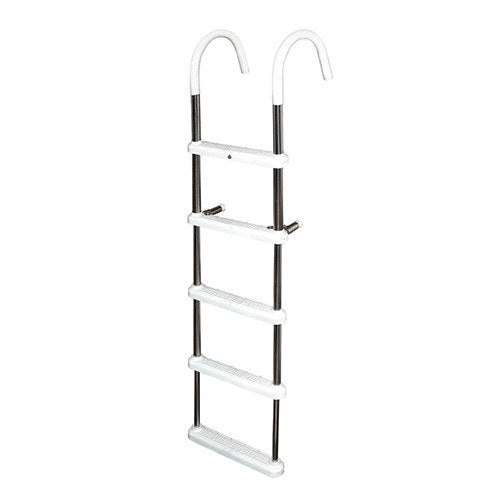 JIF Marine 3-Step Gunwale Hook Ladder 7" Aluminum