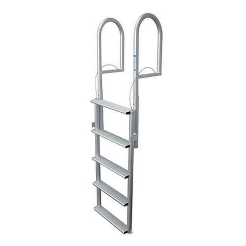 JIF Marine 4-Step Standard Lift Dock Ladder -Wide Step