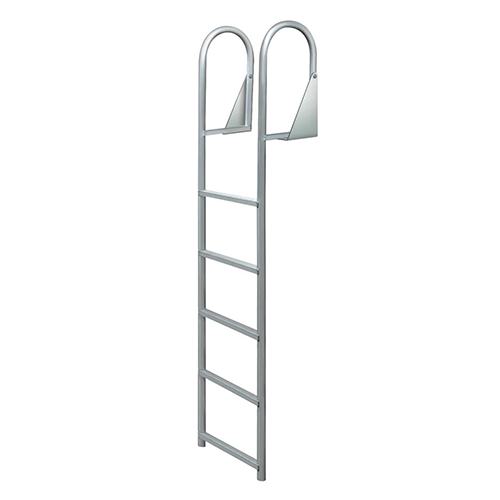 JIF Marine 5-Step Flip Up Dock Ladder-Wide Step