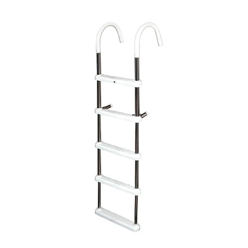 JIF Marine 5-Step Gunwale Hook Ladder 11" Stainless