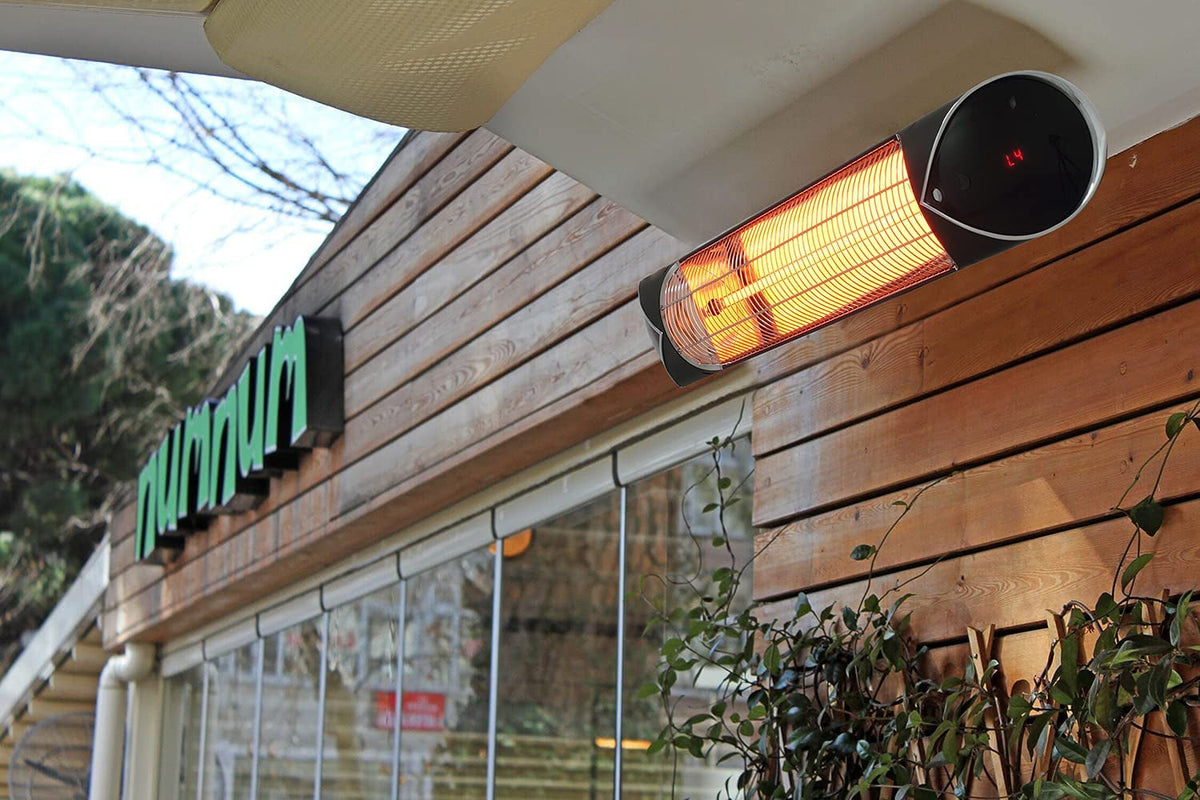 Infrared Patio Heater 1500W Indoor Outdoor Remote Control