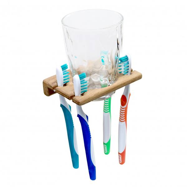 Whitecap Industries Glass & Toothbrush Holder
