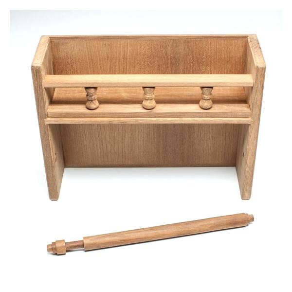 Whitecap Industries Paper Towel Rack W/Spice Rack