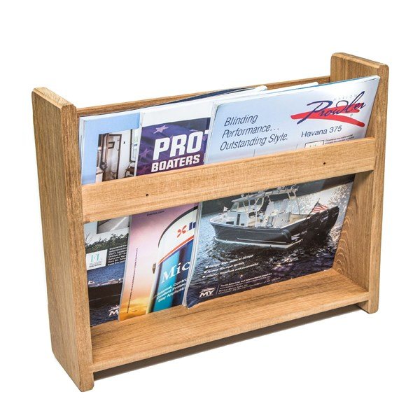 Whitecap Industries Magazine Rack (Shrink Wrapped)