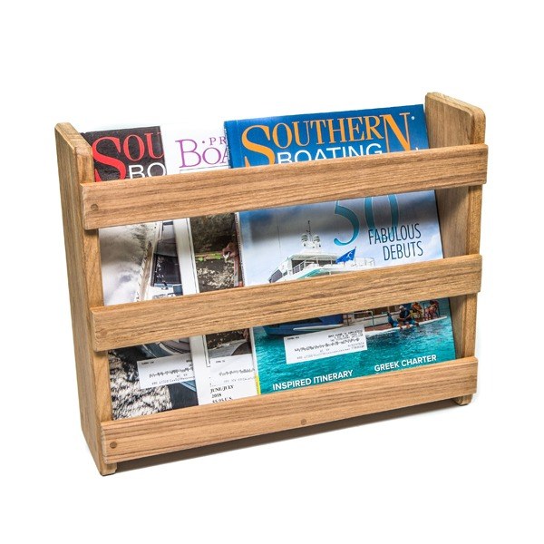 Whitecap Industries Magazine Rack (Shrink Wrapped)