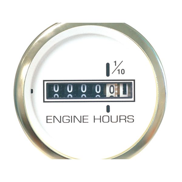 Sierra Hourmeter White Premier Pro 2 12-24Vdc