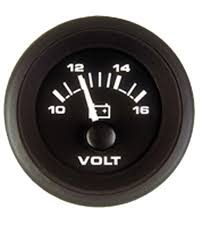 Sierra Voltmeter Black Premier Pro 2 8-18 Vdc