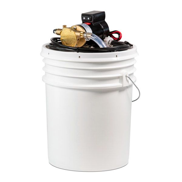 Johnson Pump Oil Change Bucket Impeller Pump