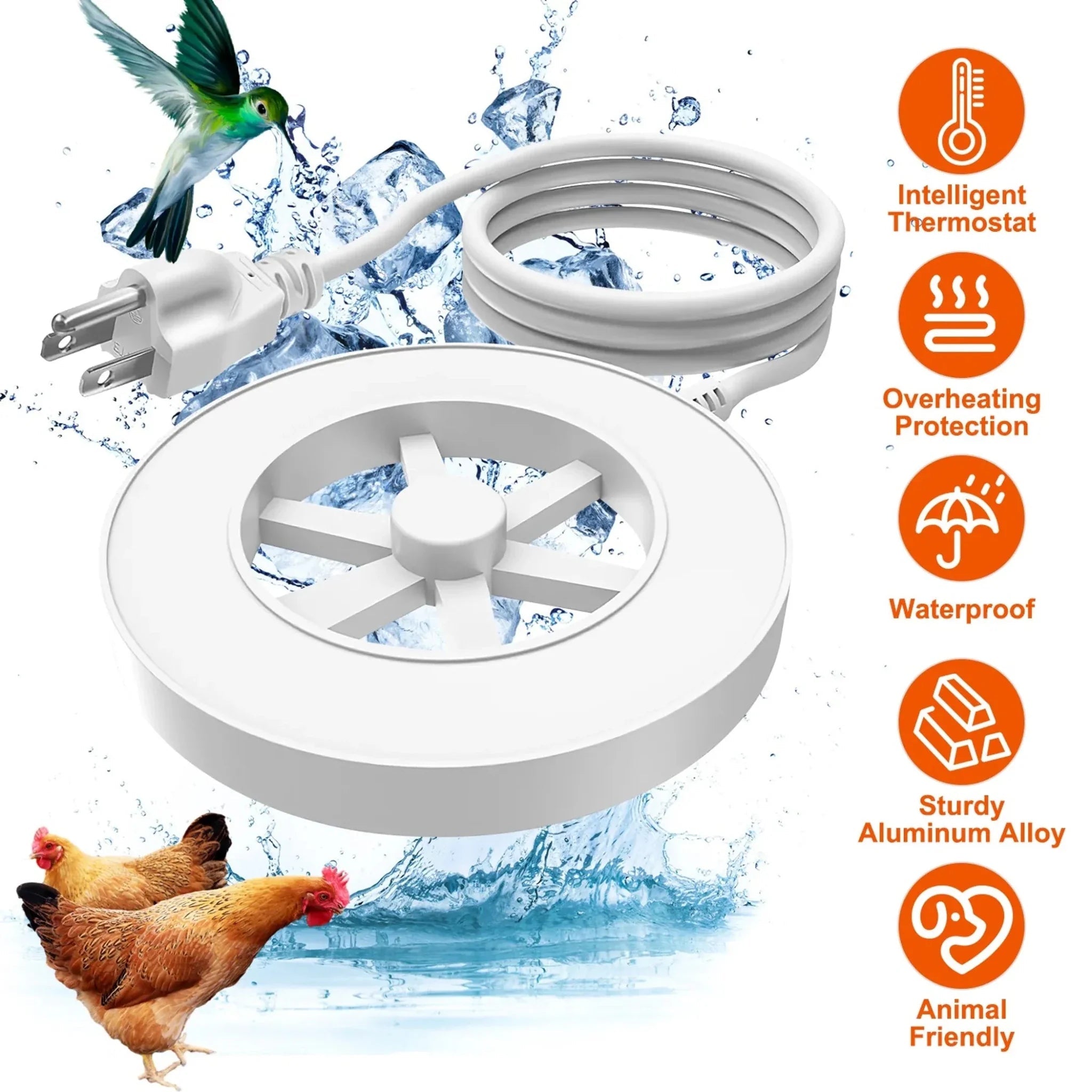 70W Bird Bath Heater - Clinch River Fishing USA