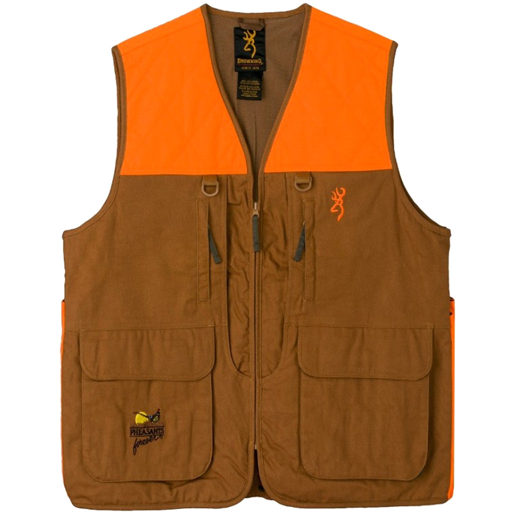 Browning Pheasant Forever Vest No embroidery Med