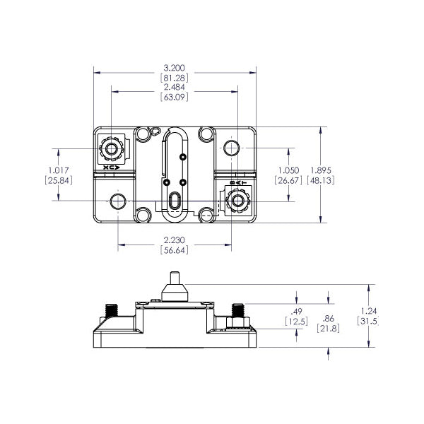 Blue Seas Circuit Brkr 285 Series 40 Amp