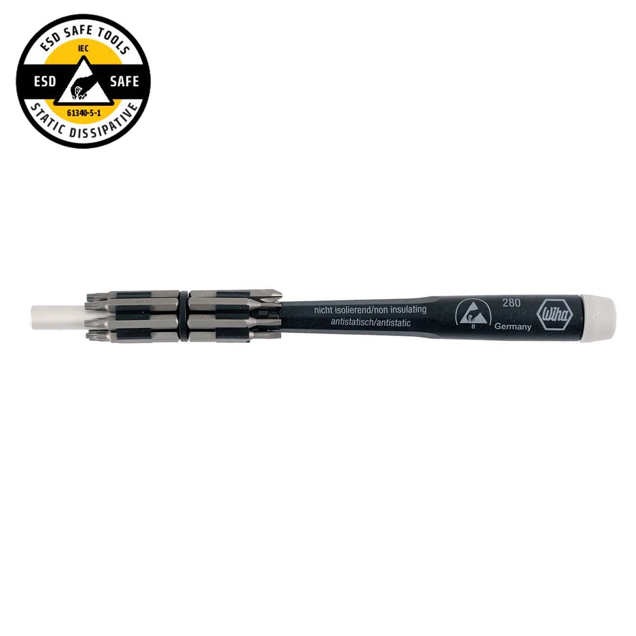 Wiha System 4 ESD Safe MicroBits Set