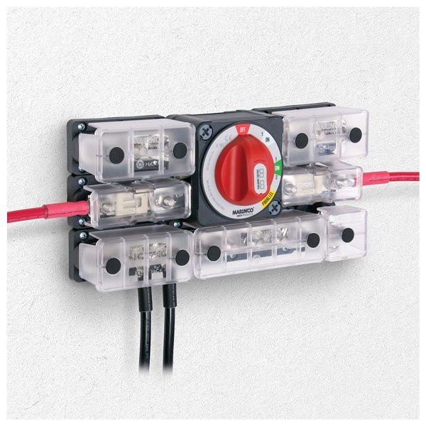 BEP Marine Pro Installer Battery Selector Switch (1 & 2 bank, both, off)