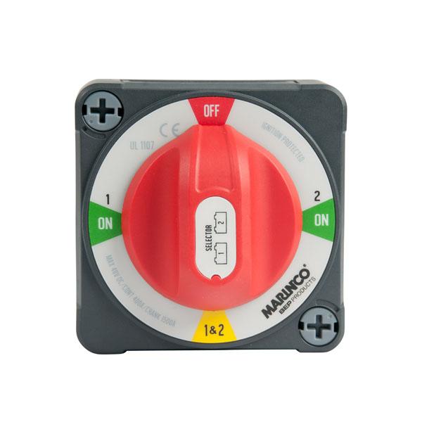 BEP Marine Pro Installer Battery Selector Switch (1 & 2 bank, both, off)