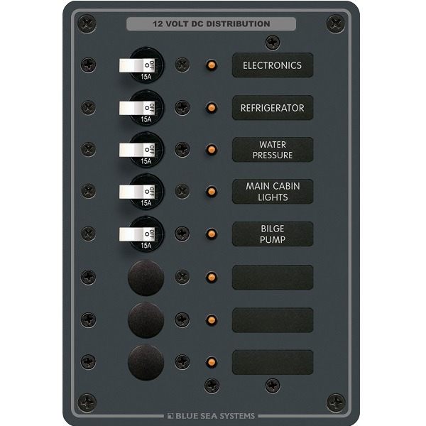Blue Seas Panel Dc 8 Pos