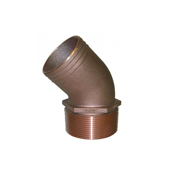 Groco 45 Deg Pipe To Hose 1"