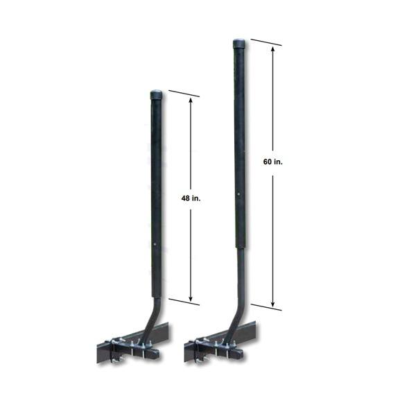 Tie Down Engineering Floating Guide Post, 48-60" Black PVC