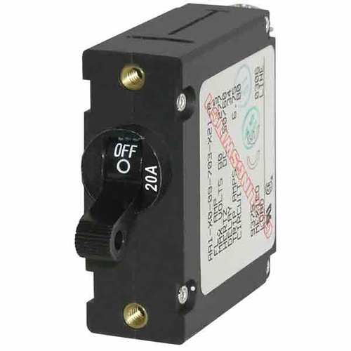 Blue Seas Circuit Brkr Aa1 Tog 20A Blk