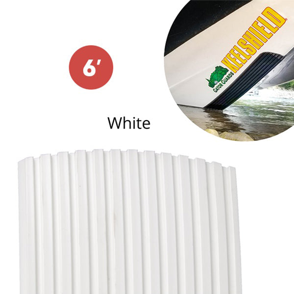 6' Keelshield White