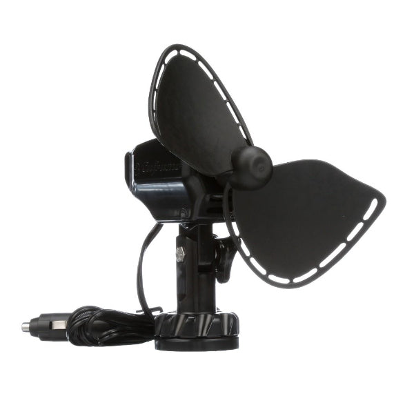 Caframo Ultimate 12V 7" Cabin Fan Black - Lighter plug adapter