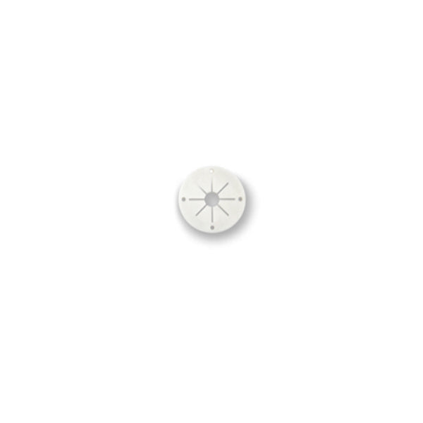 Whitecap Industries White Rubber Grommet - 2-3/4" O.D. (pr)