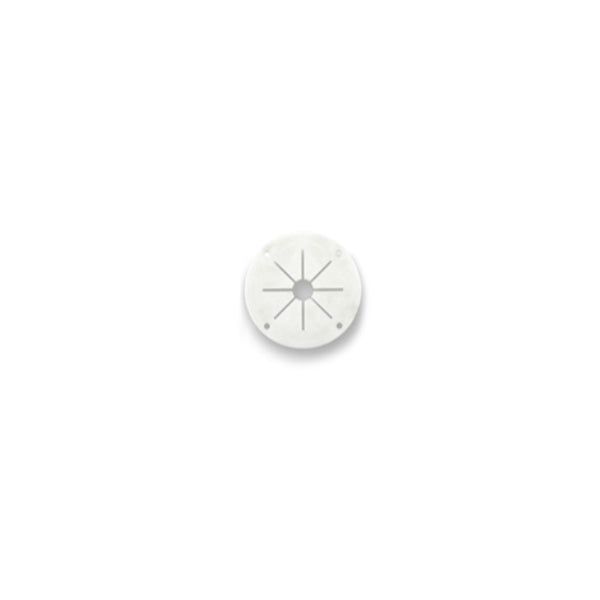 Whitecap Industries White Rubber Grommet - 3-3/8" O.D. (pr)