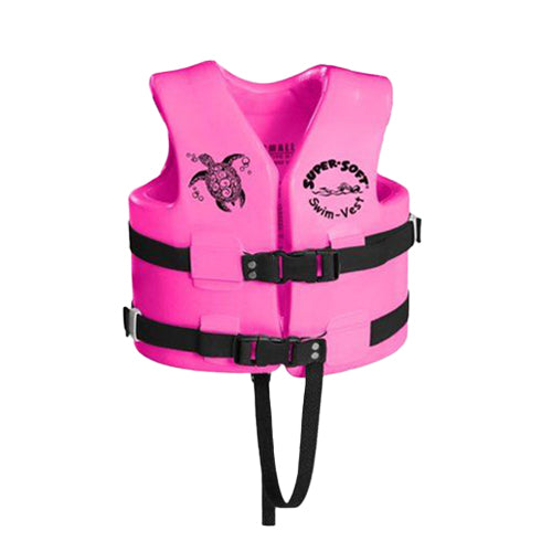 Texas Recreation Small USCG Approved Child's Vinyl Vest Flamingo Pink